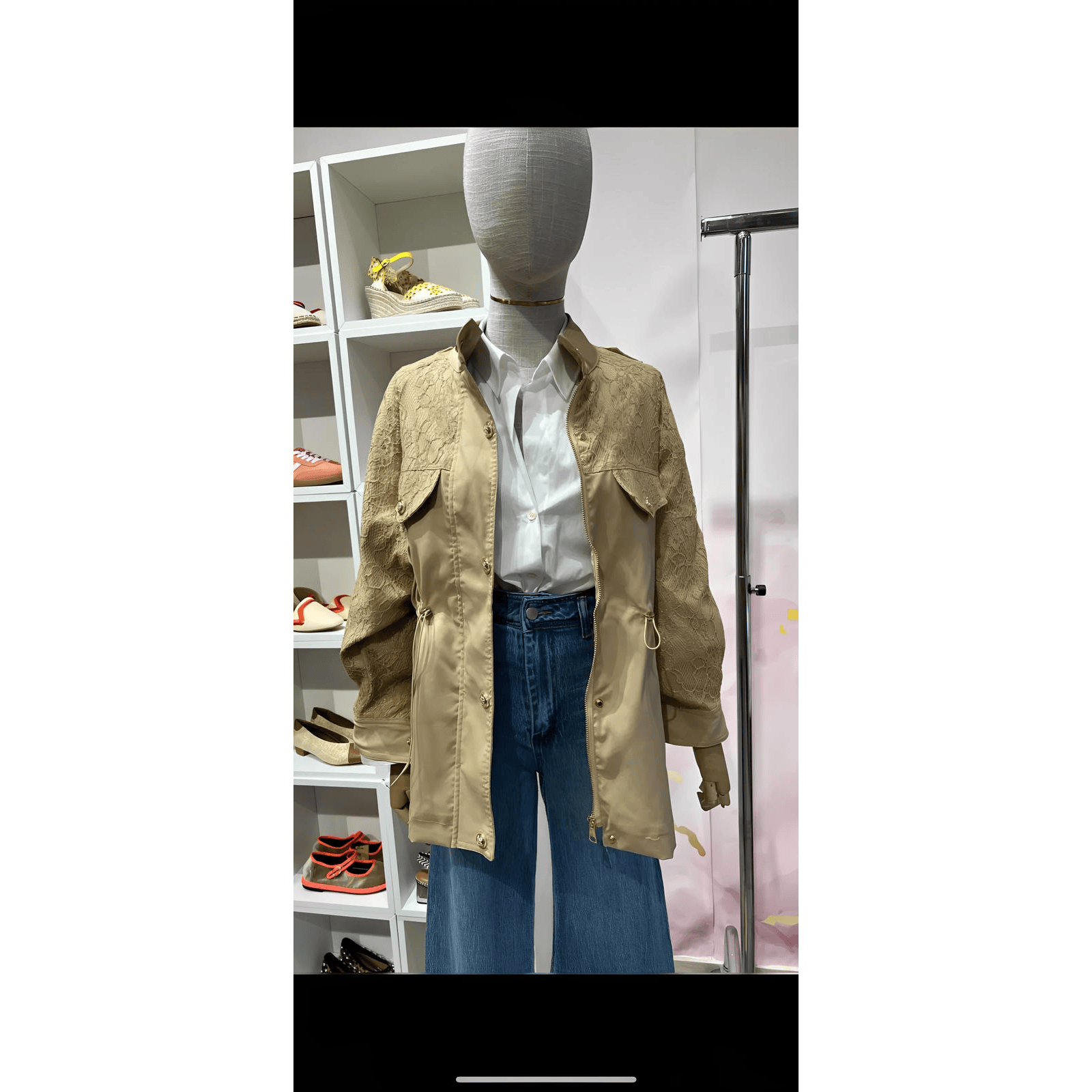 Veste Mitre Élégance – Caramel