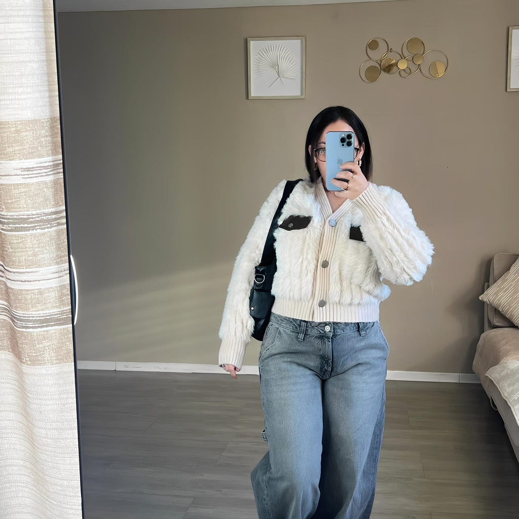 Gilet Doux Effet Fourrure