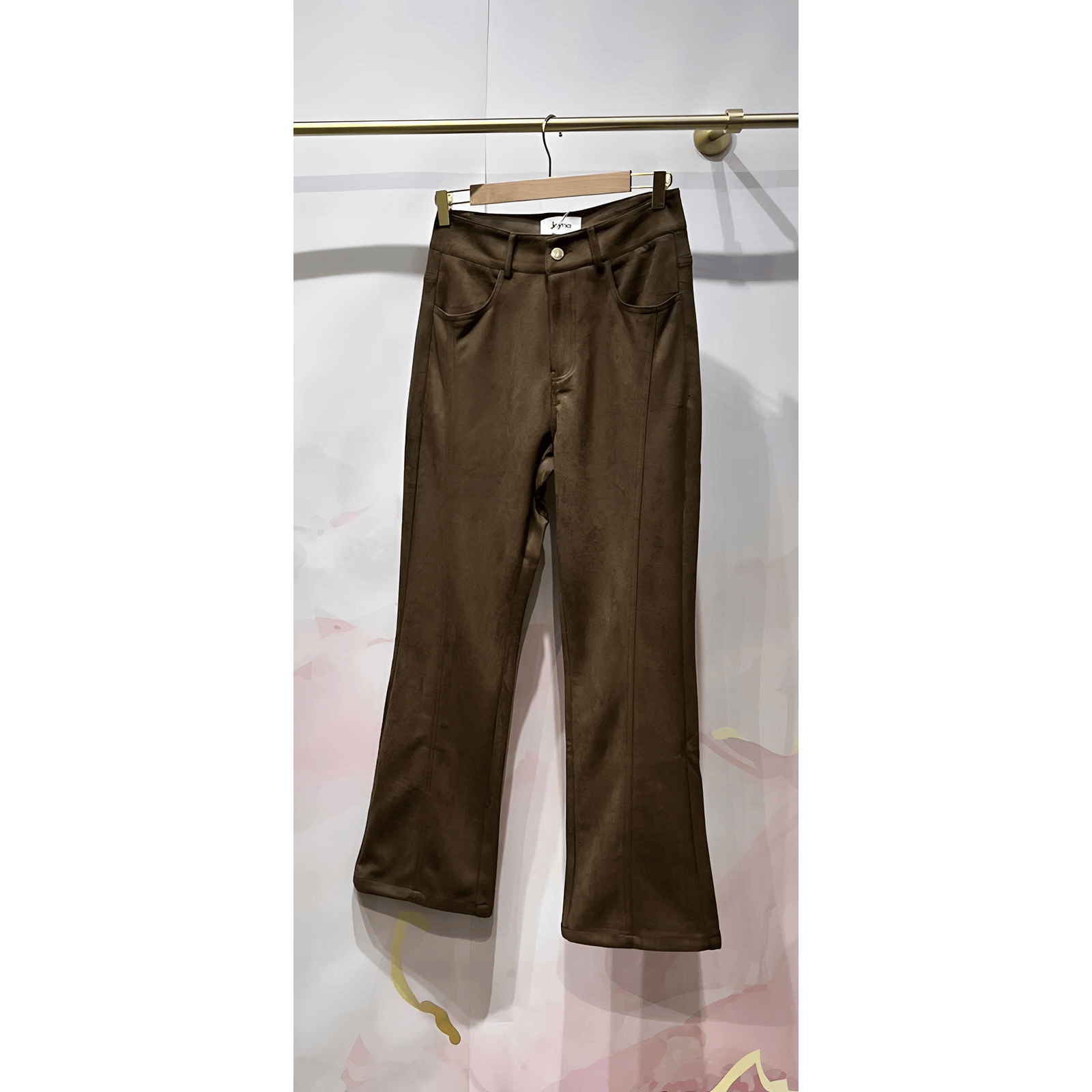 Pantalon en Daim Élégant