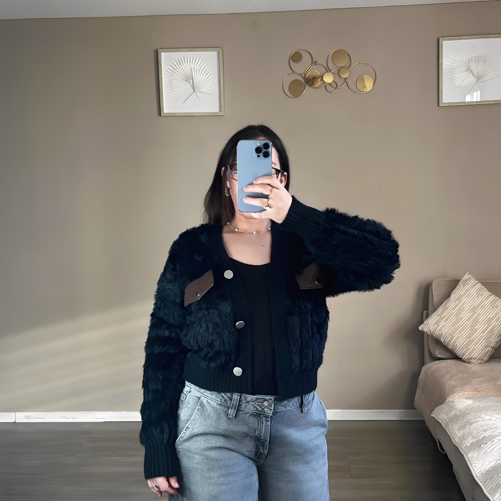 Gilet Doux Effet Fourrure