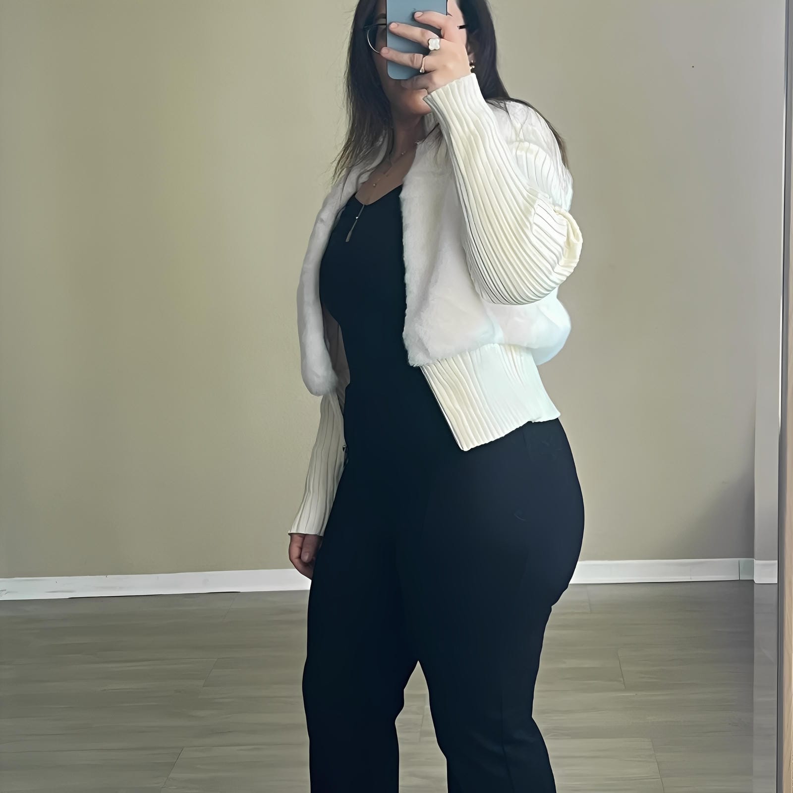 Gilet zippé en fausse fourrure