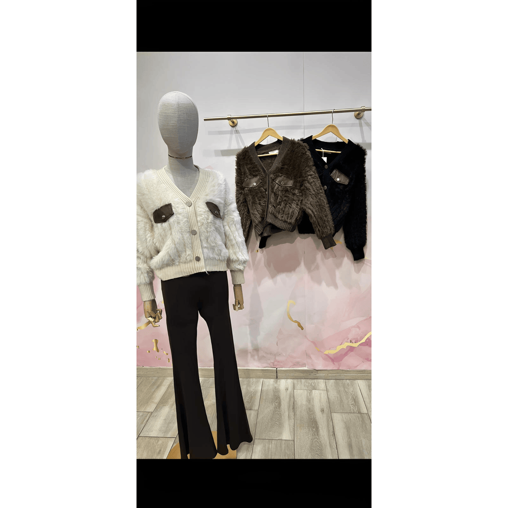 Gilet Doux Effet Fourrure